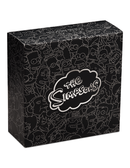 MONEDA TUVALU PLATA 2019 MARGE SIMPSONS CON COLOR PROOF