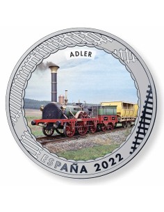 ESPAÑA 2022 HISTORIA FERROCARIL - 4 SERIE - 5 Monedas 2
