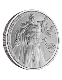 NIUE 2022 SUPERMAN 2 DOLARES PROOF - Moneda 1 Onza Plata