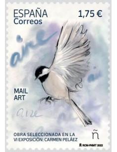 ESPAÑA 2022 CARMEN PELÁEZ - SELLO AUTOADHESIVO