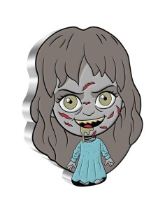 NIUE 2022 EL EXORCISTA - CHIBI - 2 DOLARES PROOF- Moneda 1 Onza Plata