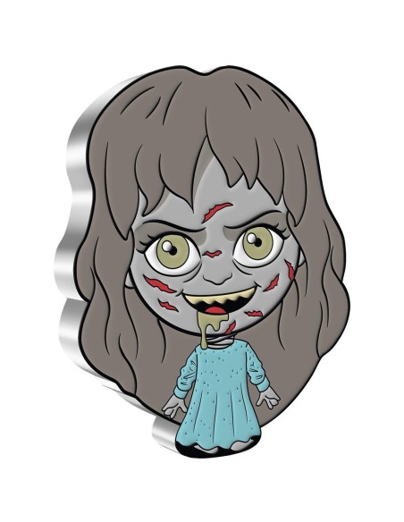 NIUE 2022 EL EXORCISTA - CHIBI - 2 DOLARES PROOF- Moneda 1 Onza Plata