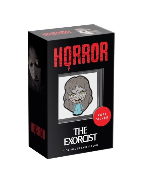 NIUE 2022 EL EXORCISTA - CHIBI - 2 DOLARES PROOF- Moneda 1 Onza Plata