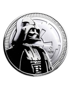NIUE 2017 STAR WARS DARTH VADER MONEDA PLATA  2 DOLARES