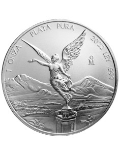 MEXICO 2022 LIBERTAD PLATA - Moneda 1 Onza Plata