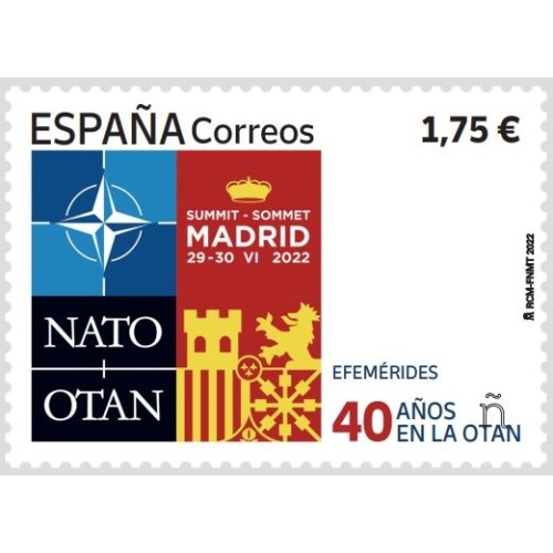 ESPAÑA 2022 OTAN - Sello Correo
