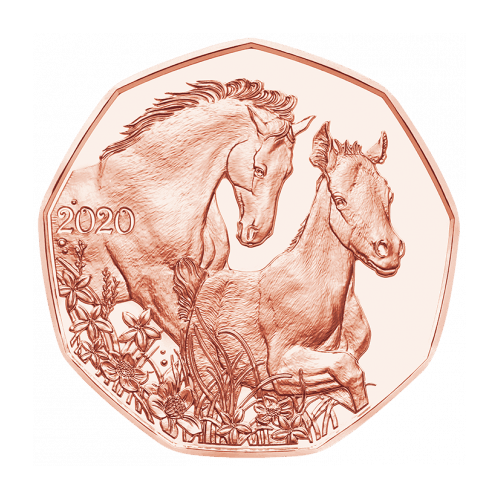 AUSTRIA 2020 PASCUA  5 EURO BU - Moneda Cuproníquel