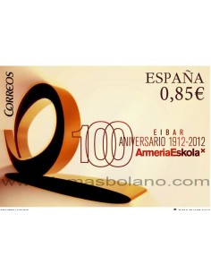 SELLOS ESPAÑA 2012 - ARMERÍA ESKOLA CENTENARIO - 1 VALOR - CORREO