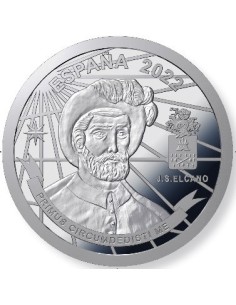 ESPAÑA 2022  VUELTA AL MUNDO 10 EURO PROOF - Moneda de Plata 2
