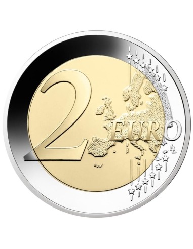 ESPAÑA 2022 35 ANIVERSARIO PROGRAMA ERASMUS 2 EURO PROOF - Moneda