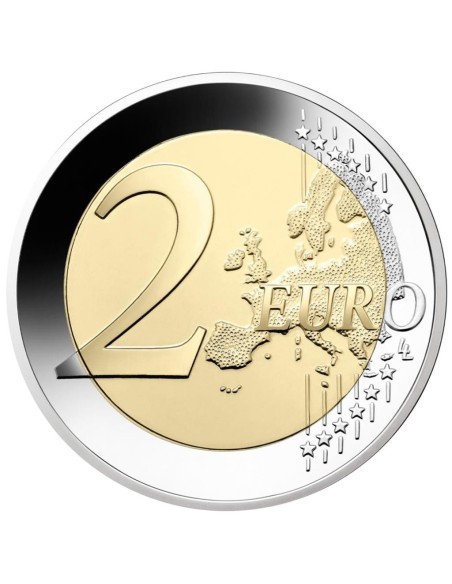 ESPAÑA 2022 35 ANIVERSARIO PROGRAMA ERASMUS 2 EURO PROOF - Moneda
