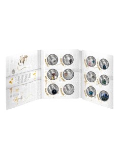 ALBUM COLECCION MONEDAS HARRY POTTER SIN MONEDAS CAPACIDAD 12 MONEDAS 2