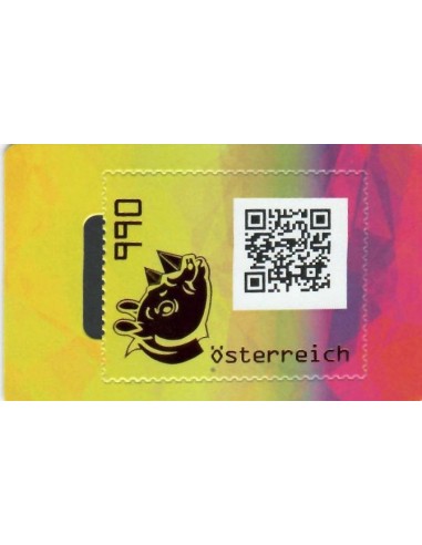 AUSTRIA 2021 CRIPTO RINOCERONTE - Sellos Correo