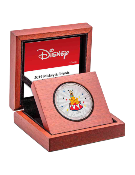 NIUE 2019 PLUTO 2 DOLARES PROOF - Moneda 1 Onza Plata