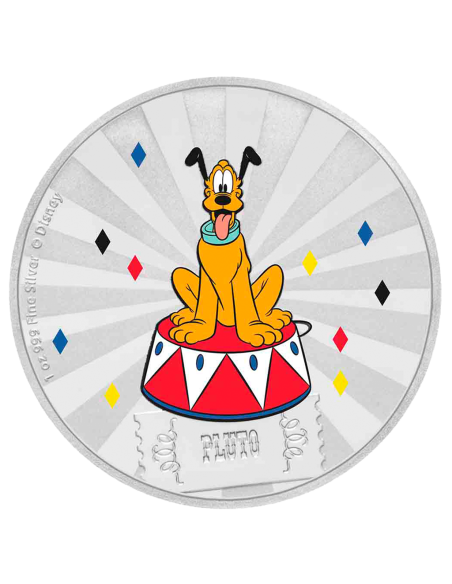 NIUE 2019 PLUTO 2 DOLARES PROOF - Moneda 1 Onza Plata