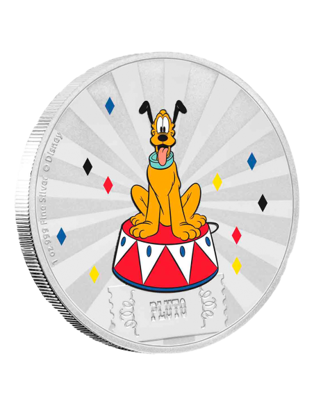 NIUE 2019 PLUTO 2 DOLARES PROOF - Moneda 1 Onza Plata