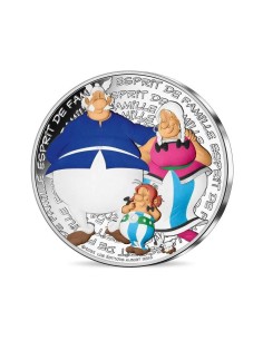FRANCIA 2022 ASTERIX FAMILIA (FAMILLE) 50 EURO - Moneda Plata