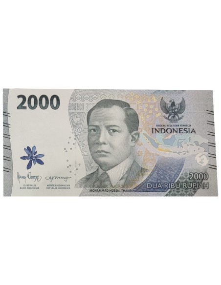 Billete Indonesia 2022 2000 Rupias
