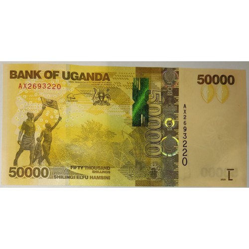 Billete Uganda 2021 50000 Shillings