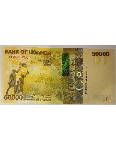 Billete Uganda 2021 50000 Shillings