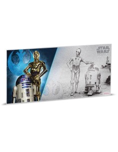 R2-D2 & C-3PO Niue 2018 dólar plata|Monedas|Lamasbolano.com