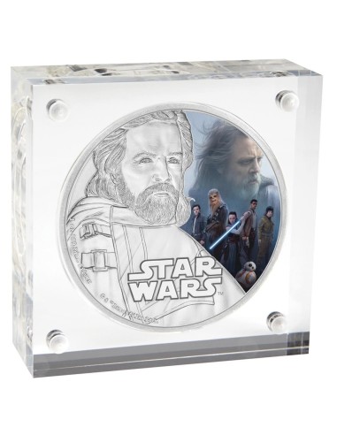 El Último Jedi Moneda Niue 2017 Plata