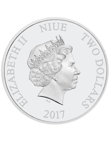 El Último Jedi Moneda Niue 2017 Plata