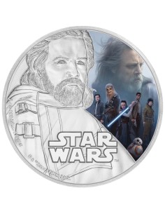 El Último Jedi Moneda Niue 2017 Plata 2