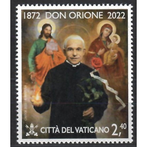 Vaticano 2022 Don Orione - Sello correo