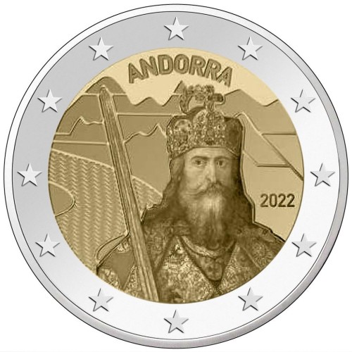 Andorra 2022 Carlomagno 2 Euro
