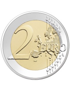 Andorra 2022 2 Euro 10 Aniversario Acuerdo Monetario Unión Europea 2