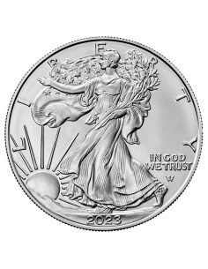 Águila 2023 Estados Unidos 1 Onza Plata |Monedas|Lamasbolano.com 2