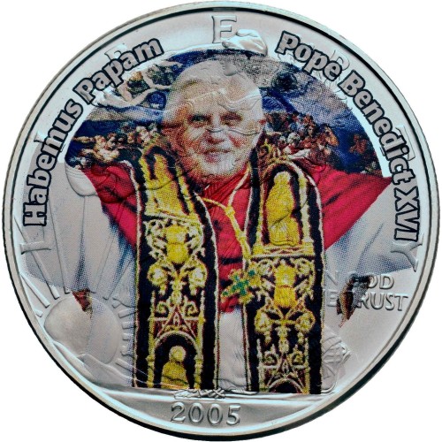 Estados Unidos 2005 Papa Benedicto XVI Onza Plata