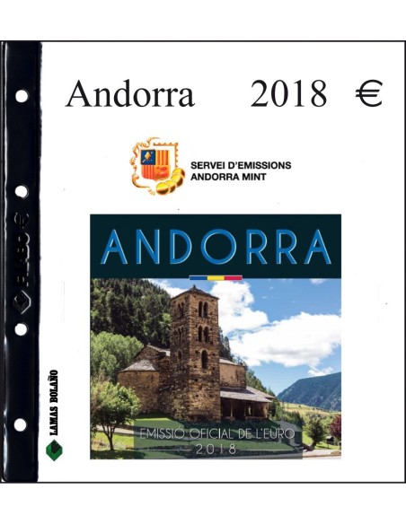 Hoja álbum para Euroset Andorra|Lamasbolano.com
