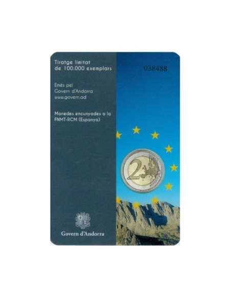 Andorra 2014 2 Euro 20 Aniversario de Andorra en el Consejo de Europa