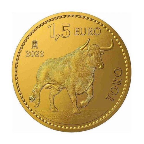 España 2022 Toro 1.5 Euro 1 onza oro