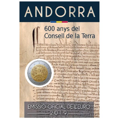Andorra 2019 2 Euro Consell Terra Coincard