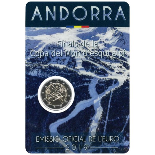 Andorra 2019 2 Euro Finales Copa del Mundo de Esquí Alpino coincard