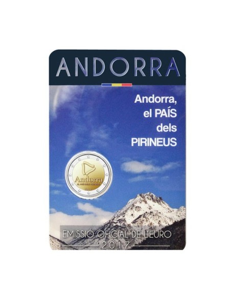 Andorra 2017 2 Euro el país de los Pirineos Coincarad