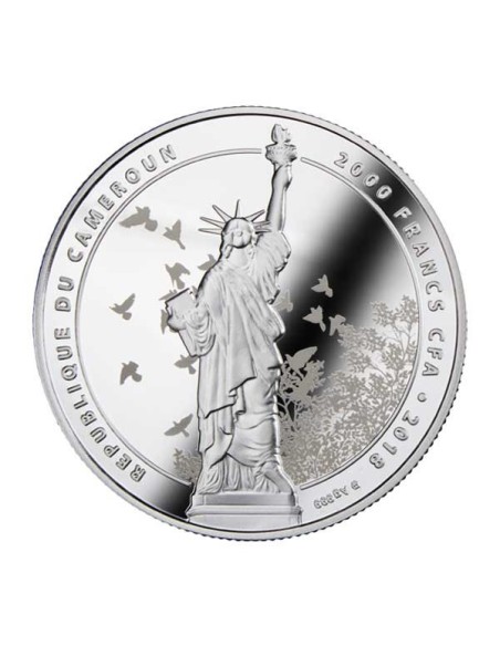 2018 Be Free moneda de 2 Onzas Plata Camerún