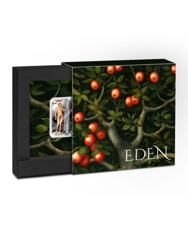 Niue 2018 Edén colección dos Monedas Plata. Adán Y Eva estuche