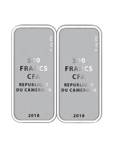 Niue 2018 Edén colección dos Monedas Plata. Adán Y Eva