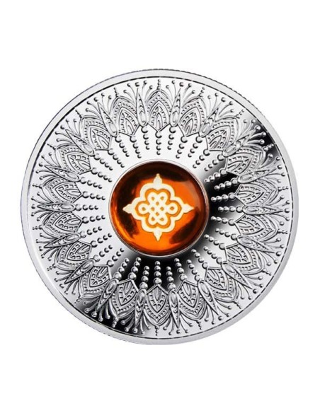 Niue 2018 Nudo Eterno moneda 1 dólar plata proof