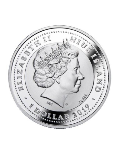 Niue 2019 Pierre Auguste Renoir  Moneda Plata reverso