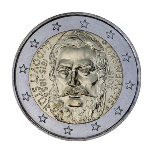Ludovit Stur Eslovaquia 2015 2 euro