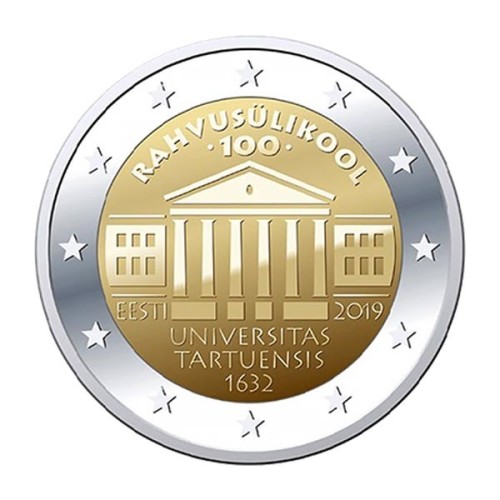 Universidad Estonia 2019 2 euro