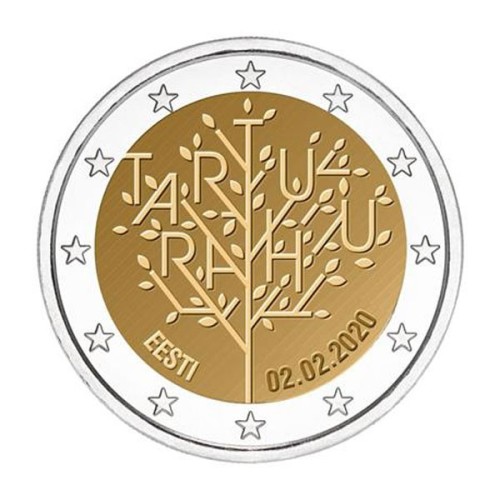 Tratado Tartu Estonia 2020 2 euro