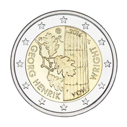 Henrik von Wright Finlandia 2016 2 euro
