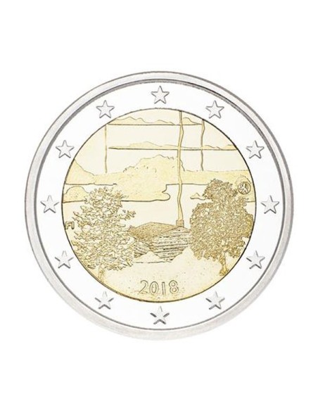 Sauna Finlandia 2018 2 euro