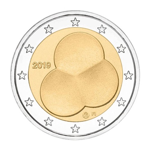Constitución Finlandia 2019 2 euro